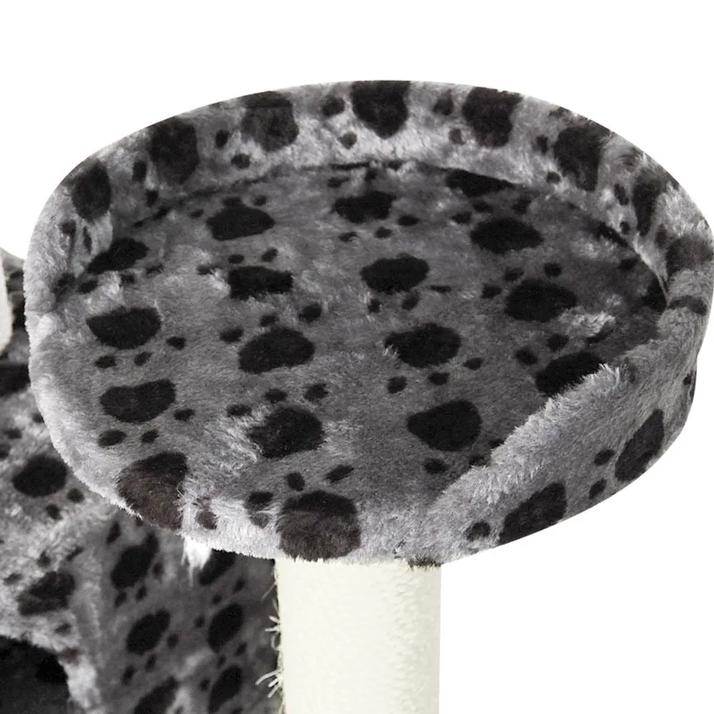 120cm Grey Paw Print Scratcher