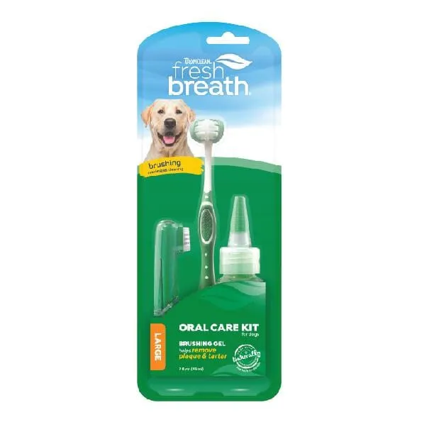 [15% OFF] Tropiclean Fresh Breath Oral Care Kit (2 Sizes)