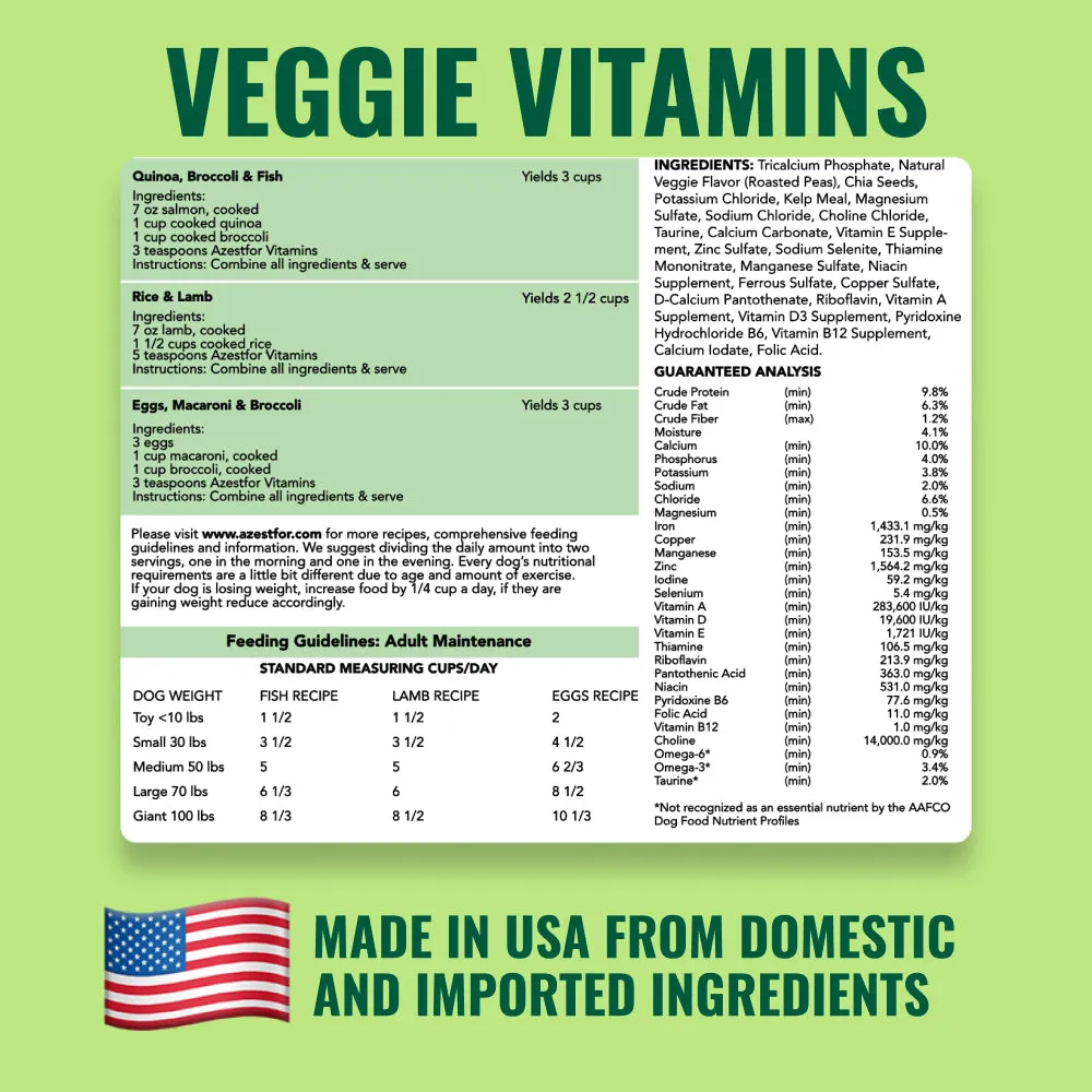 3 Vitamins For Homemade Dog Food