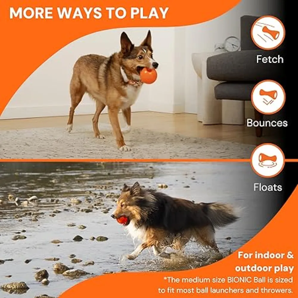 Bionic Ball Toy for Dogs (Orange)