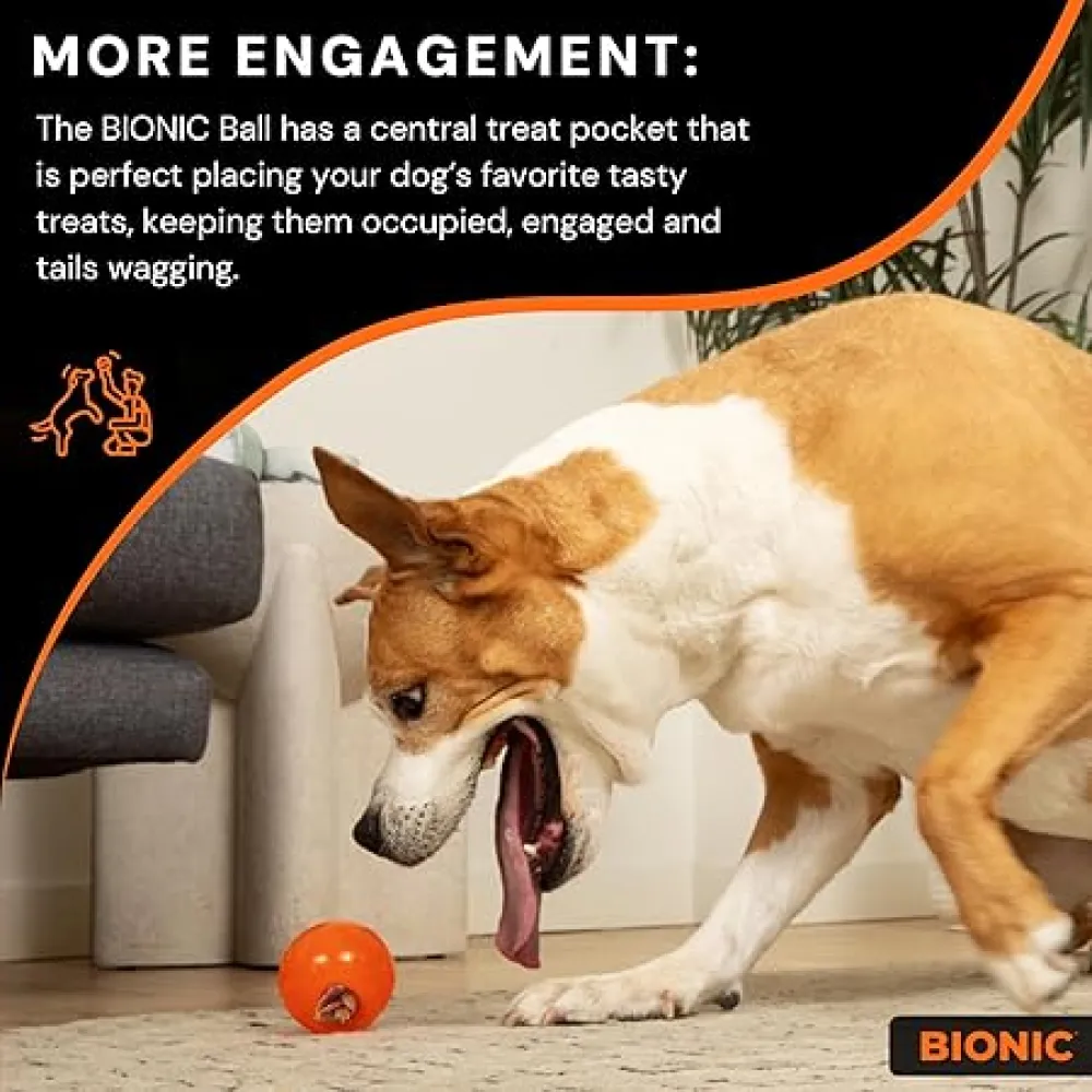 Bionic Ball Toy for Dogs (Orange)