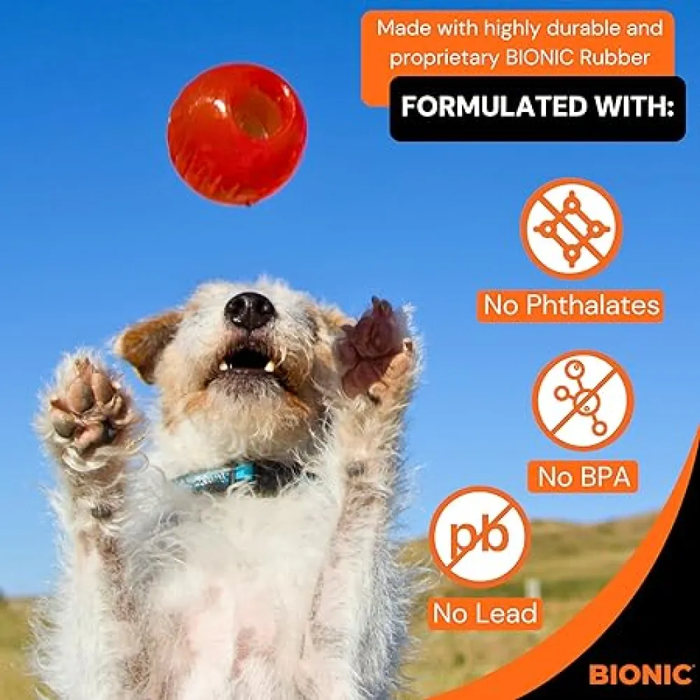 Bionic Ball Toy for Dogs (Orange)