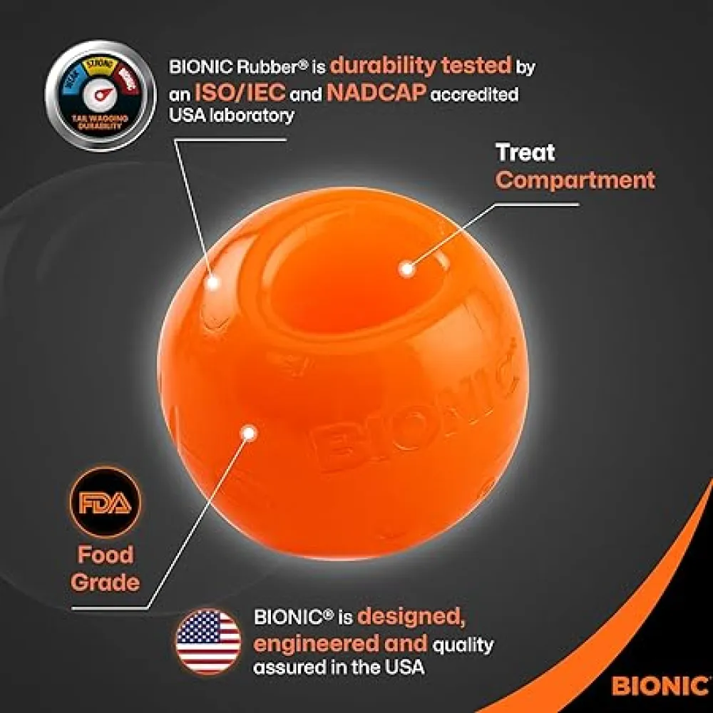 Bionic Ball Toy for Dogs (Orange)