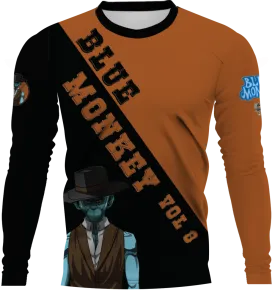 Blue Monkey Old West V8 Black/Orange Long Sleeve