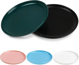 Cat Bowls,Ceramic Shallow Wide Cat Food Bowls Stress Relief Whisker Fatigue Plates for Wet Food & Water,Plates Dishes for Kitten Dogs,5 Pack
