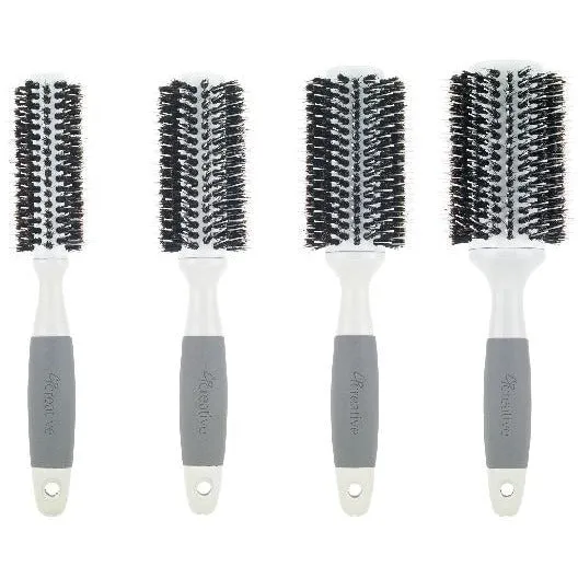 Ceramic Barrel Boar Bristle & Nylon Mix-Hair Brush
