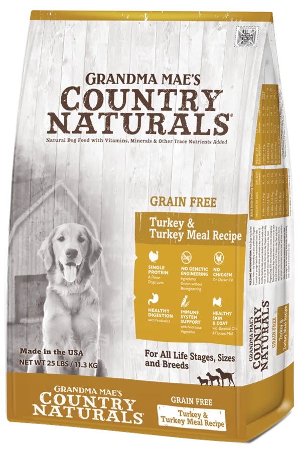 Country Naturals Grain free Turkey Limited Ingredient Recipe Dog Food
