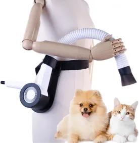 duz V3 Mobile Pet Dryer Kit: 2-in-1 Quiet Portable & Hands-Free Dryer with Holster, Stress-Free Drying for Dogs and Cats, Ideal for Professional Mobile Groomers