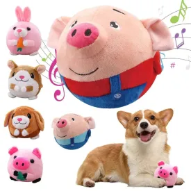 Electronic Bouncing Ball Dog Toy – Musical Vibration Ball for Puppies and Active Dogs