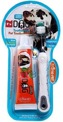Ez Dog Triple Pet Dental Kit For Large Breeds