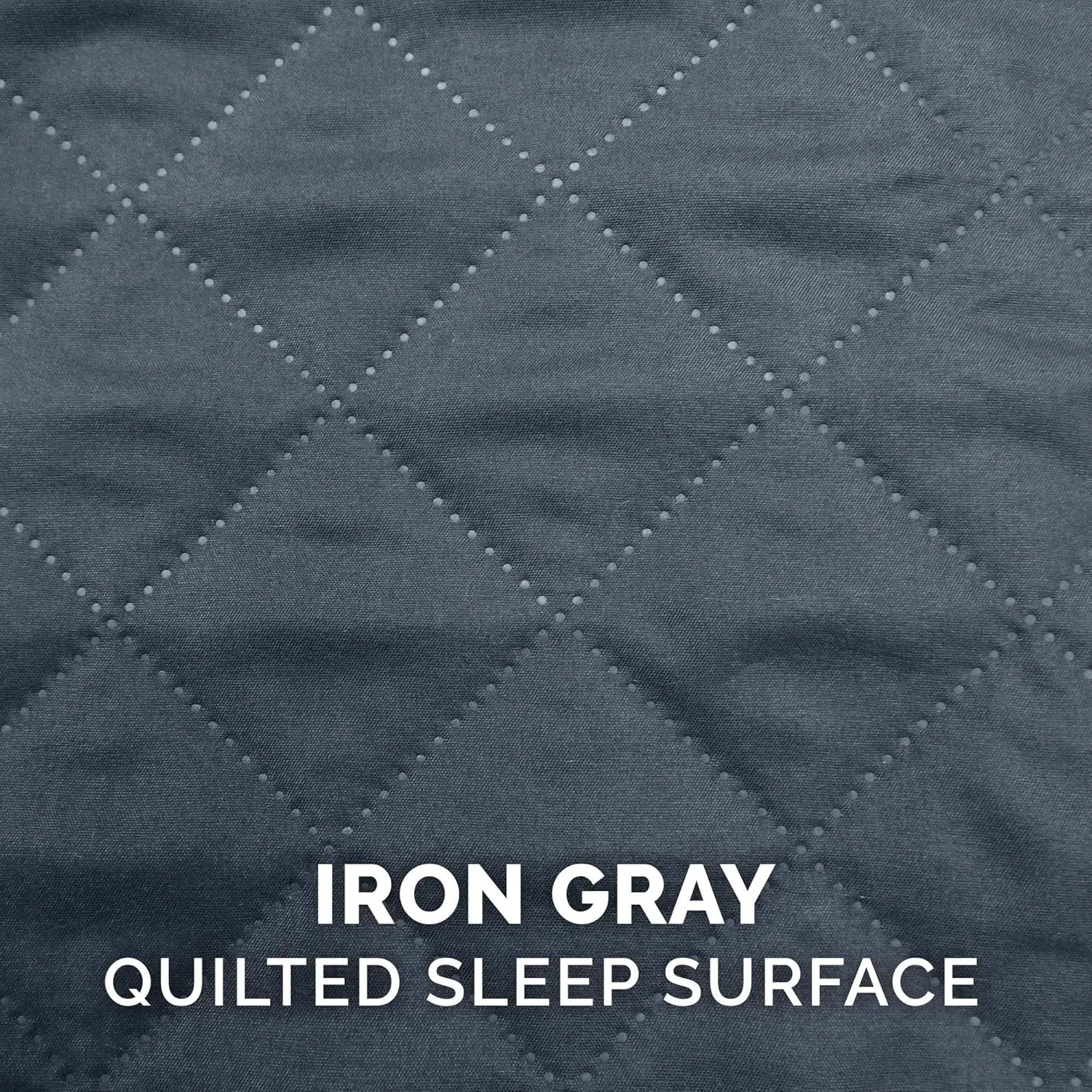 Furhaven Orthopedic Dog Bed for Medium/Small Dogs w/ Removable Bolsters & Washable Cover, For Dogs Up to 35 lbs - Quilted Sofa - Iron Gray, Medium