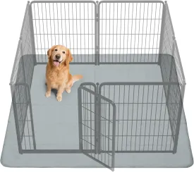 FXW Washable Pee Pads for Dogs, Reusable Puppy Training Pads with Super Absorbent, Made for FXW Rollick/Homeplus 32inch 8 Panels Dog Playpen, Square, 71'' x 71'', 1 Pack, Grey (Playpen not Included)