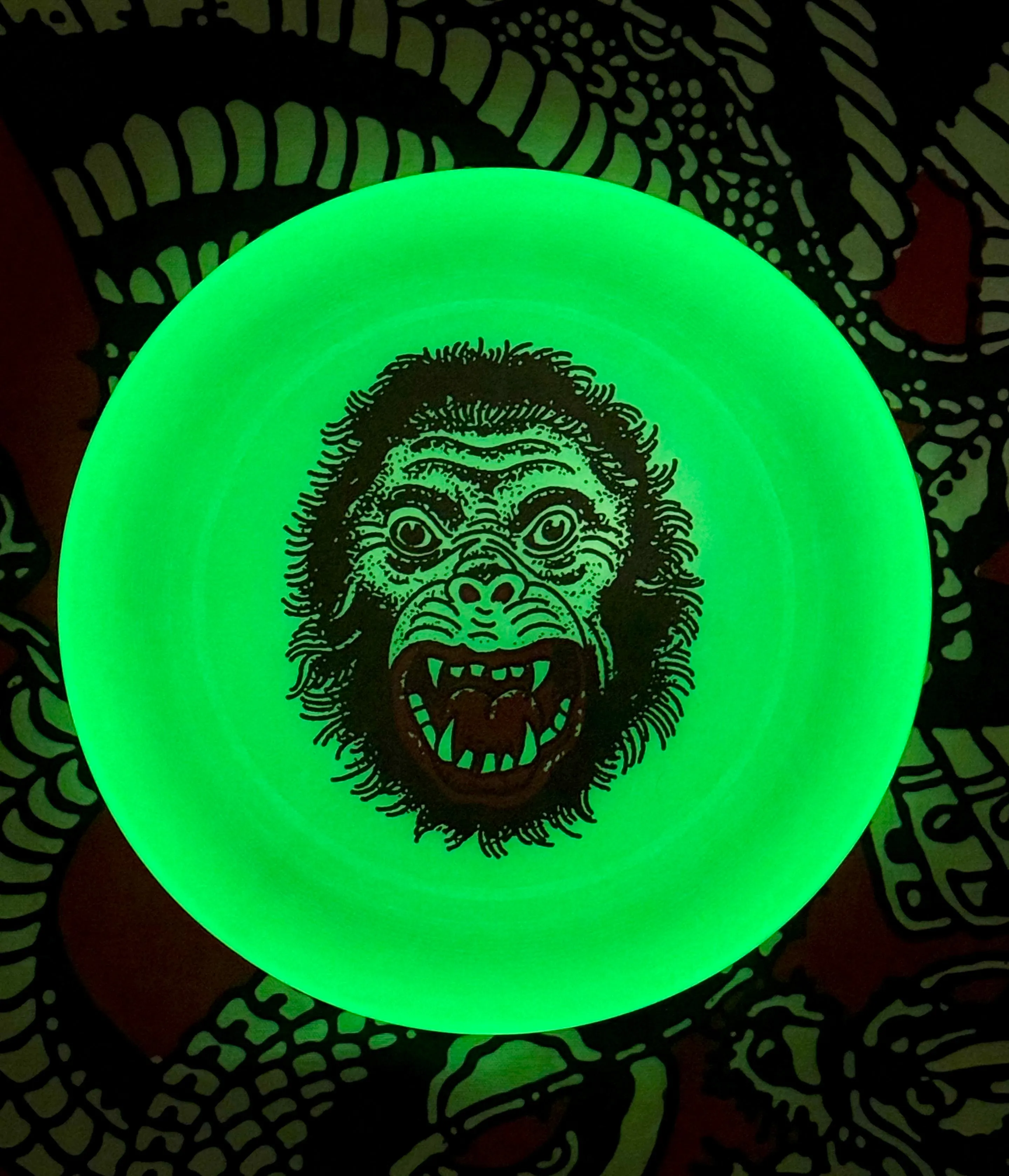 Glow In The Dark Gorilla Frisbee