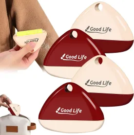 Good Life Lint Roller, Good Life Portable Lint Roller, Washable Lint Remover Portable Reusable Sticky Lint Roller, Mini Dog Cat Pet Hair Remover for Clothes, Furniture, Dog & Cat Hair (4Pcs)
