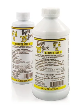 Happy Jack Kennel Dip II Flea Tick Dip Kills Lice & Ear Mites 4 oz