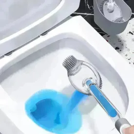 Household Sturdy Bristle strong  silicone Toilet brush