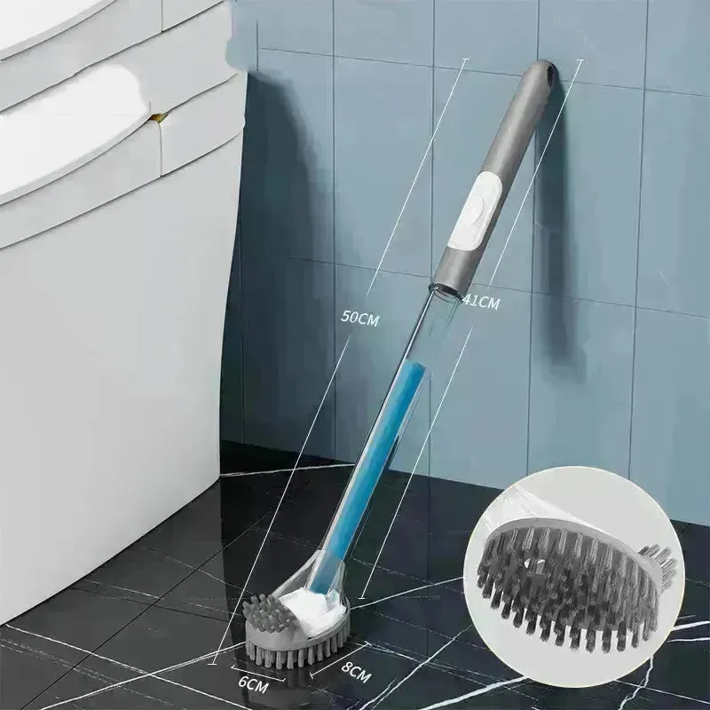 Household Sturdy Bristle strong  silicone Toilet brush