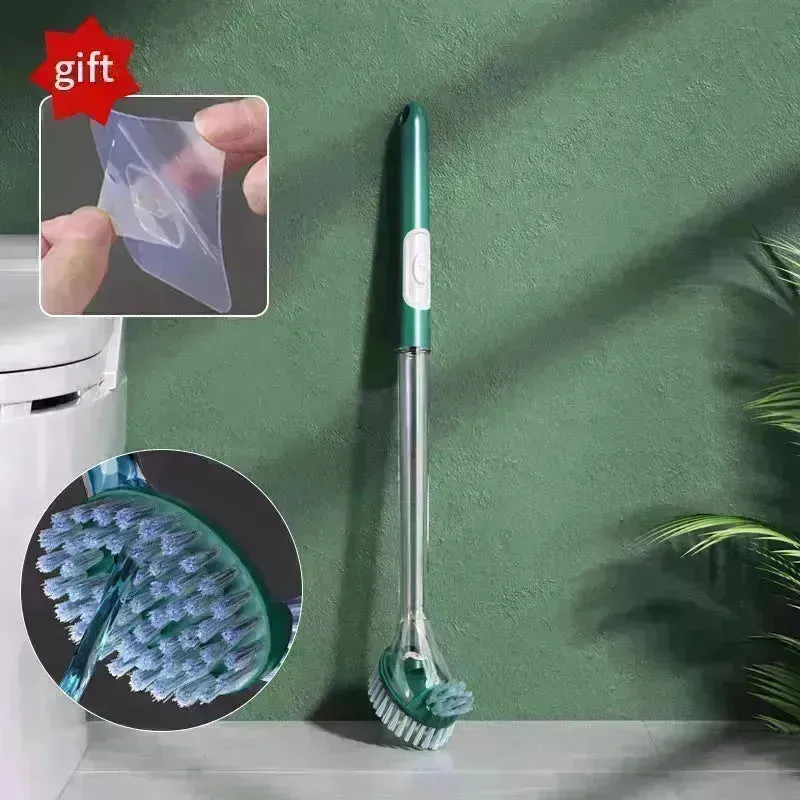 Household Sturdy Bristle strong  silicone Toilet brush