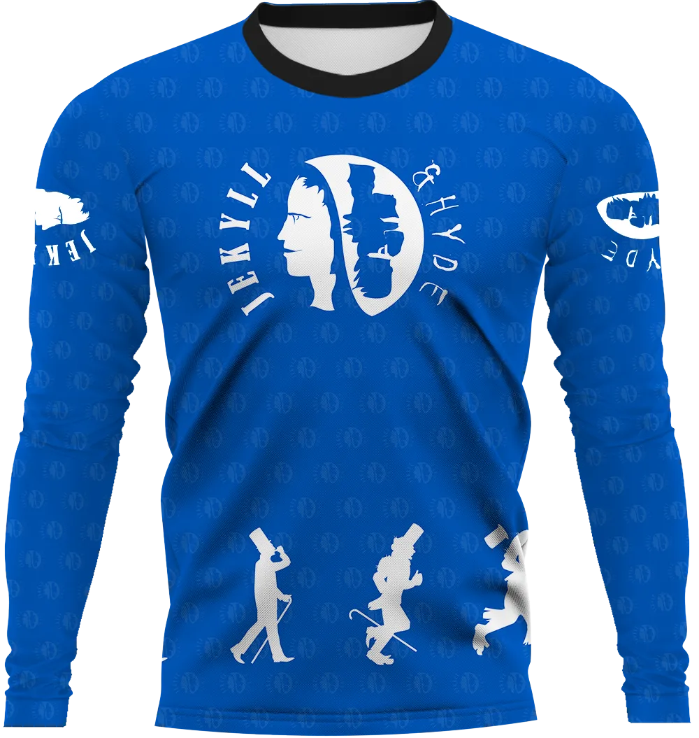 Jekyll and Hyde Blue Long Sleeve