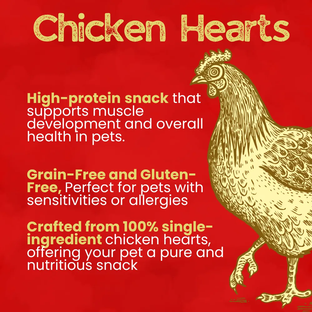 Kanu Pet Freeze Dried Chicken Heart Dog Treat