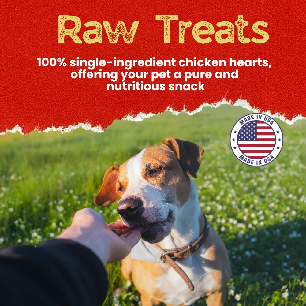 Kanu Pet Freeze Dried Chicken Heart Dog Treat