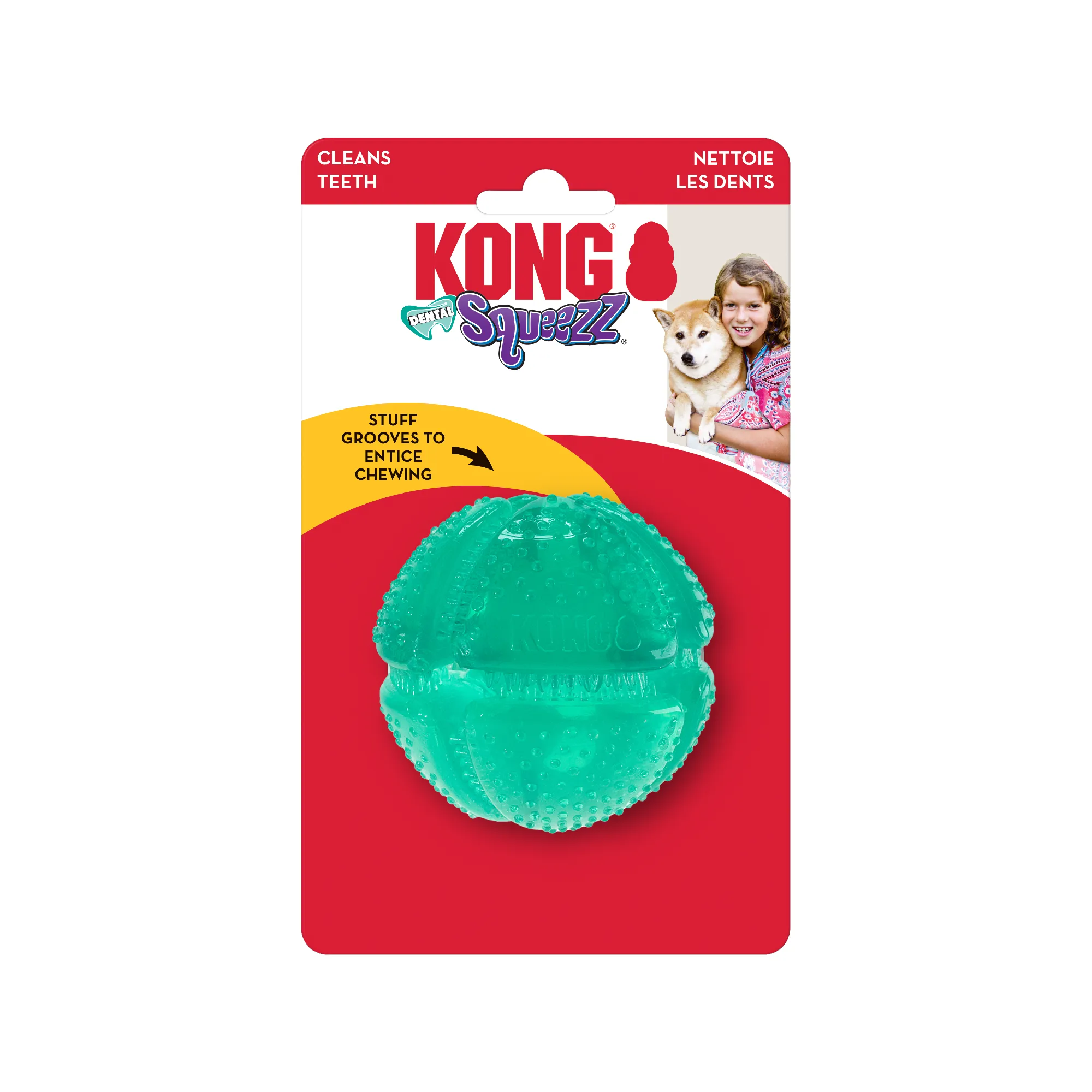 KONG DENTAL SQUEEZZ BALL M
