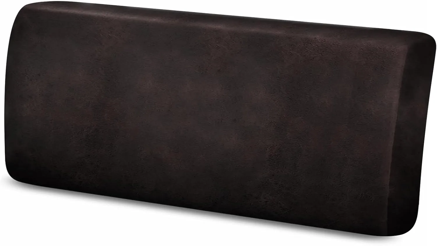 Leather Like Couch Cushion Covers Sofa Slipcovers Sets Couches Furniture Protector Covers for Sectional Armchair Loveseat Stretch Spandex Fabric, Machine Washable (1 Cushion Sofa, Chocolate)