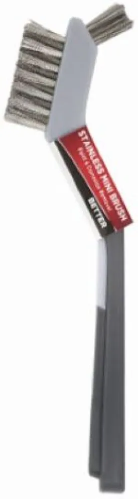 Master Painter SMB Stainless Steel Bristle Mini Wire Brush - Quantity of 12
