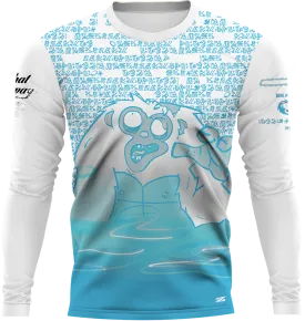 Monkey Zombie Blue Long Sleeve