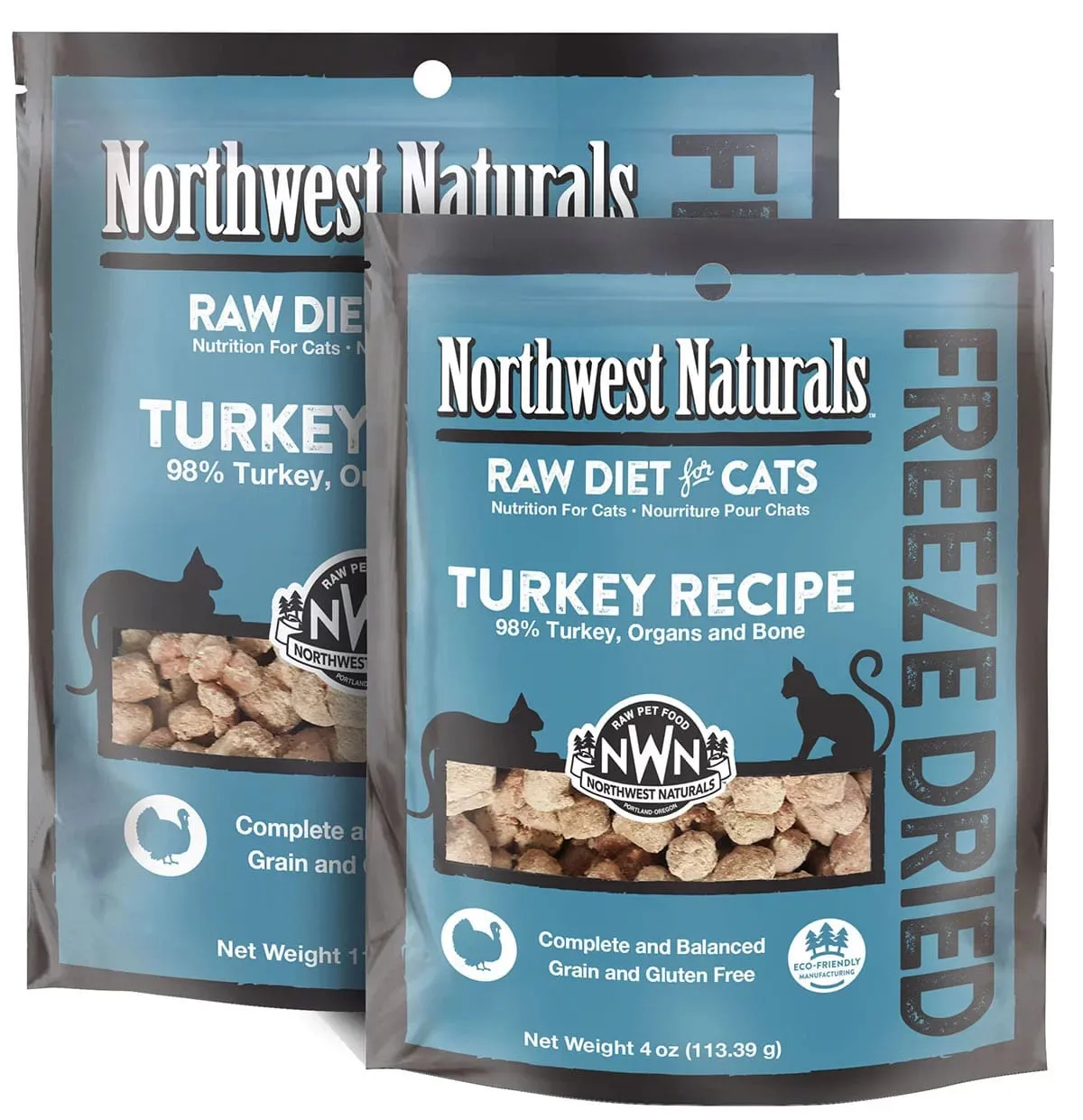 Northwest Naturals Freeze Dried Turkey Recipe for Cats