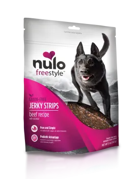 Nulo FreeStyle Dog Jerky Strip Treat Beef with Coconut