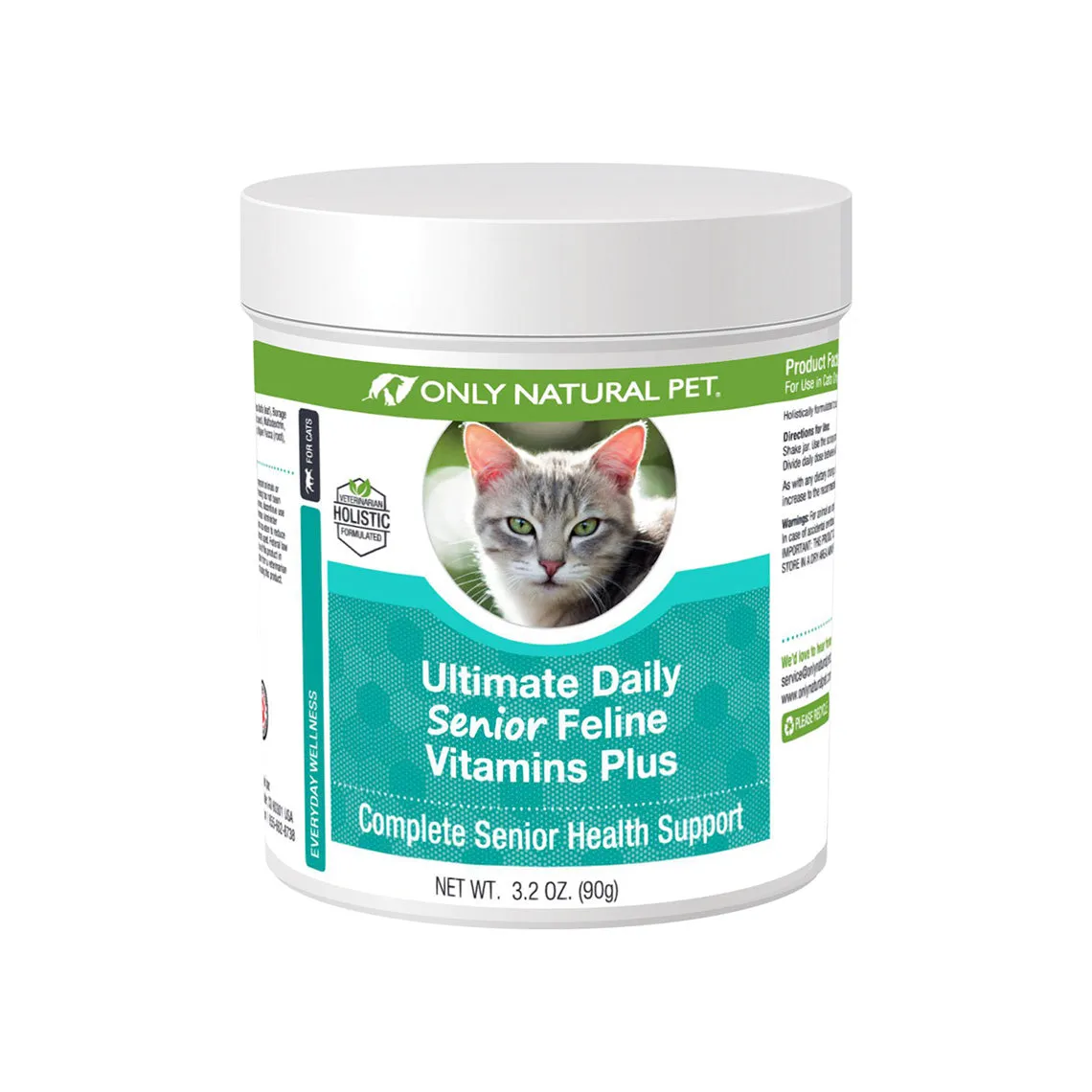 Only Natural Pet Ultimate Daily Senior Feline Vitamin Powder