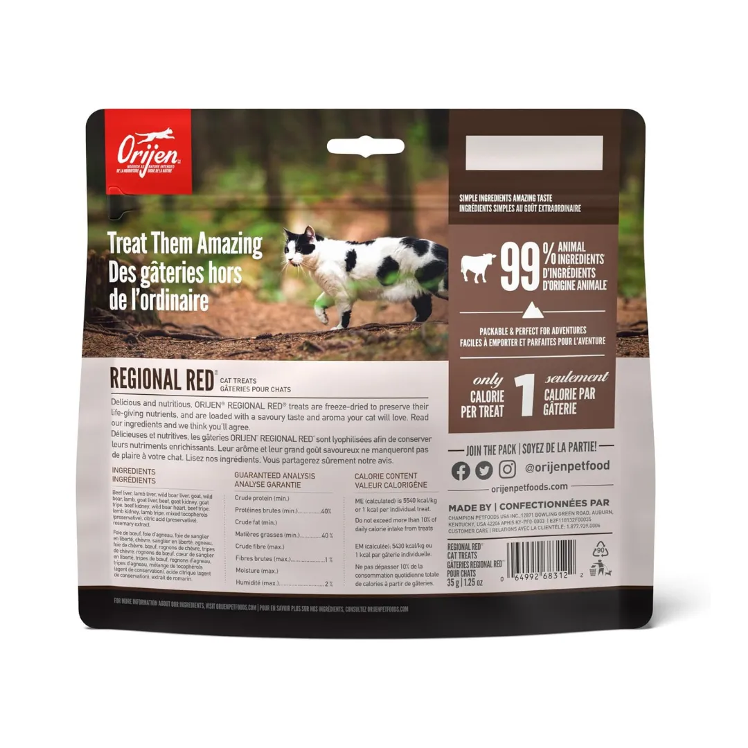 Orijen Regional Red Recipe Freeze-Dried Cat Treats