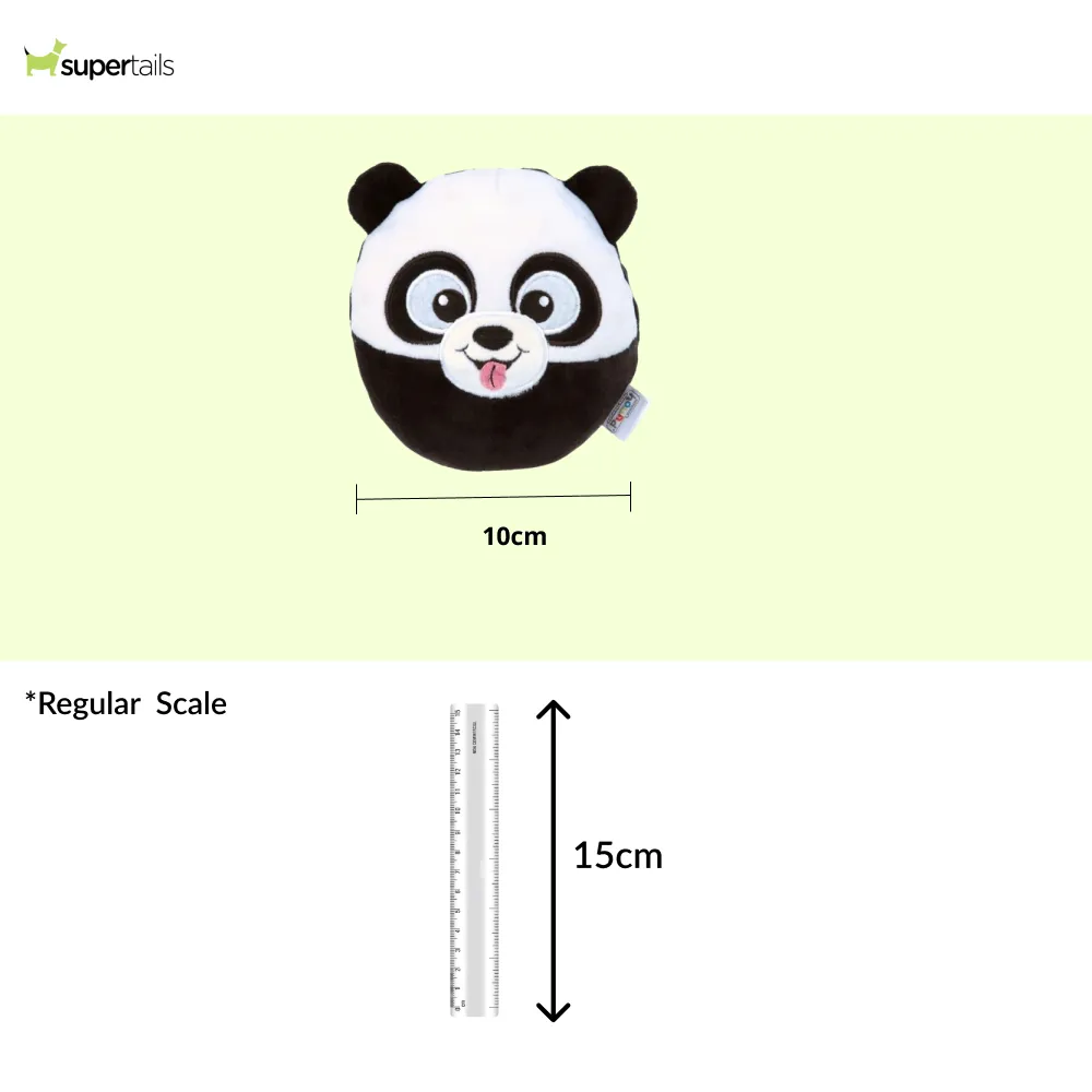 Outward Hound Giggly Gooberz Panda Toy for Dogs (Black/White)