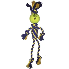 Petsport Braided Rope Rasta Man with Tennis Ball for Dogs