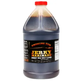 Smoking Gun 1/2 Gallon 64 Oz Jerky Marinade Smokey Wild West Hickory Flavor