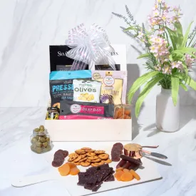 Swerseys Hanukkah Elegant Charcuterie Romantic Gift Basket