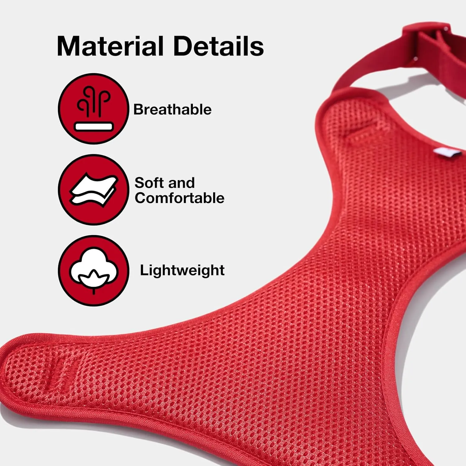 VETRESKA Strawberry Dog Harness and Leash Set, No Pull Dog Vest Harness for Medium Large Dogs, Walking and Training, Adjustable, Easy Control and Soft Padded Pet Harness and Backpack (S)