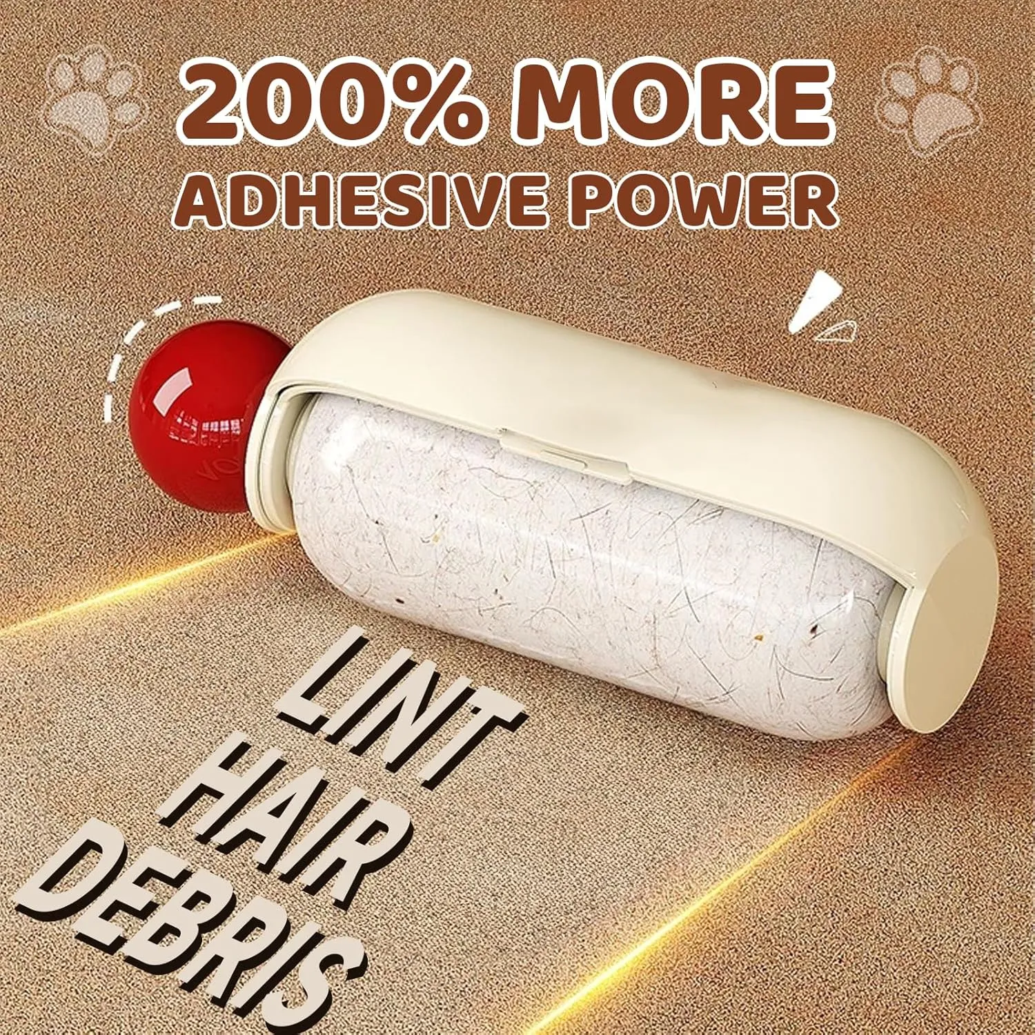 Washable Reusable Lint Roller, 2in1 Super Sticky Portable Lint Roller,for Clothes, Furniture, Dog & Cat Hair