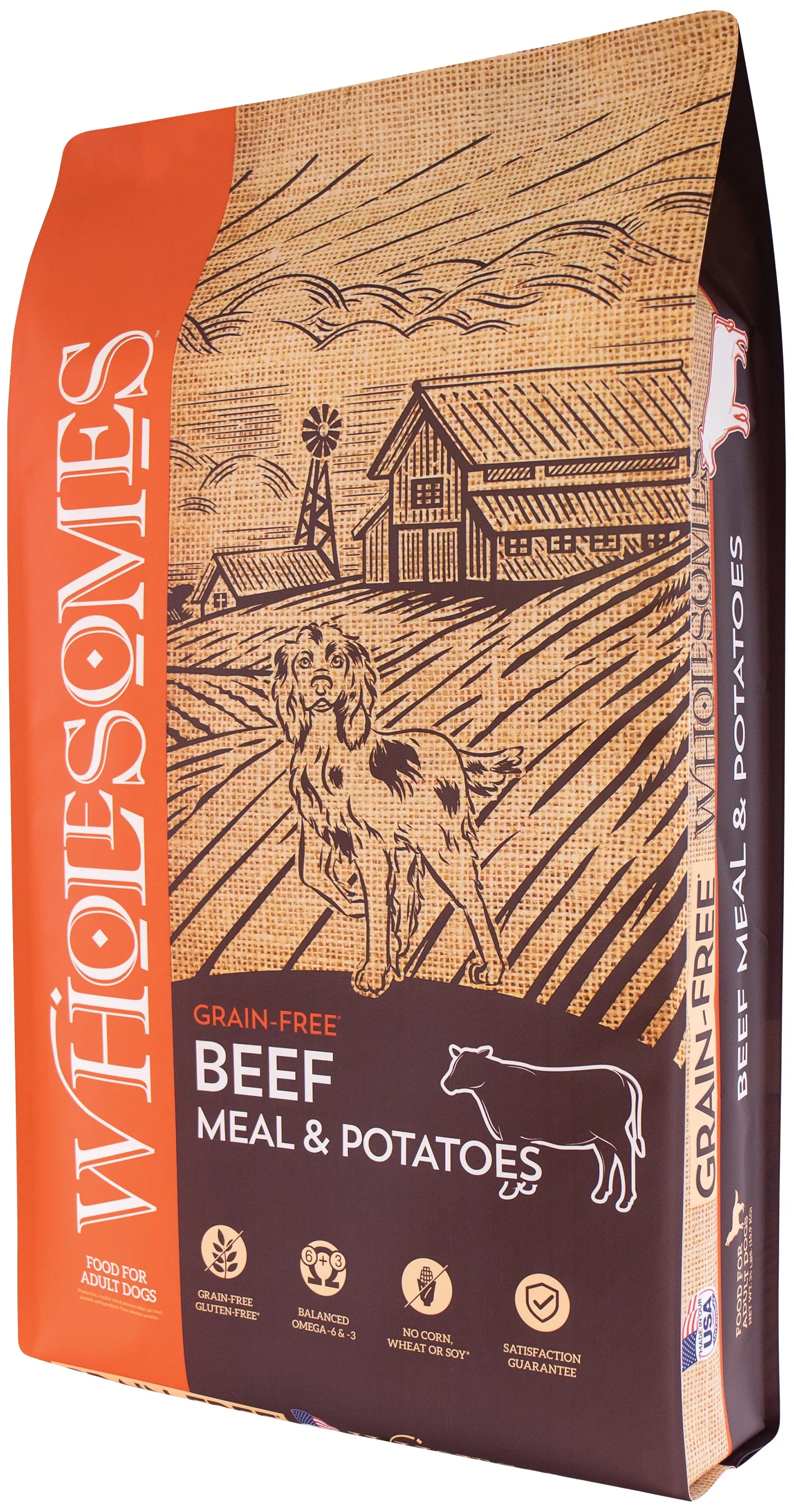 WHOLESOMES GF Beef Meal   Potatoes Dog Food