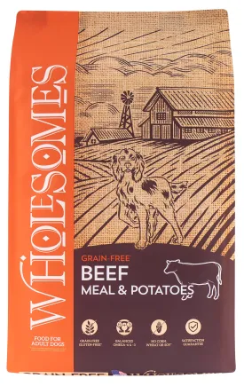 WHOLESOMES GF Beef Meal   Potatoes Dog Food