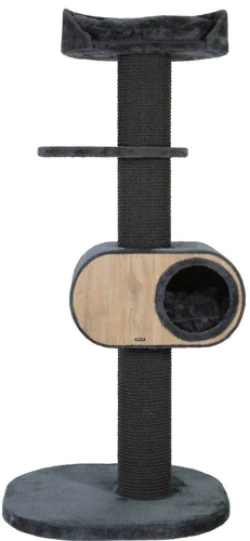 Zolux Scratching Post Wonderful Cat 3 Colour Grey - Cat Scratching Post - 62.5 X 63 X 158Cm